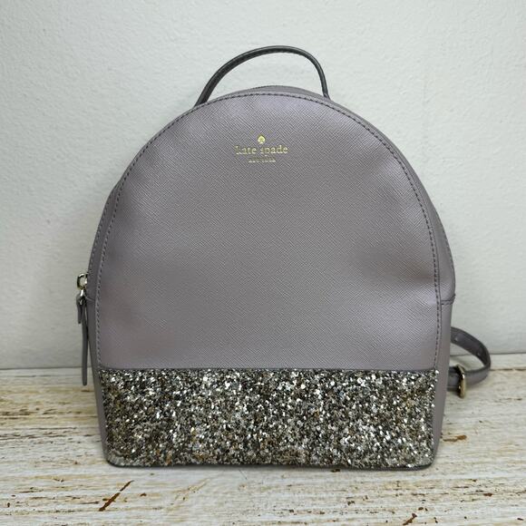 Kate Spade Sammi Greta Court Glitter Small Backpack One Size - Picture 13 of 13